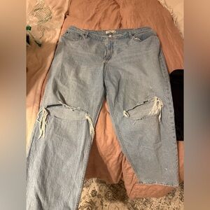 Abercrombie & Fitch Blue Denim Straight Jeans